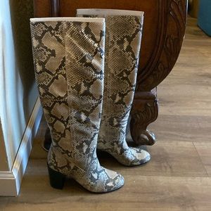 Brand new Dolce Vita snake skin boots size 6